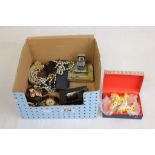 Collectables to include Victorian brooch containing locket of hair, penknife, desk calendar, pair of