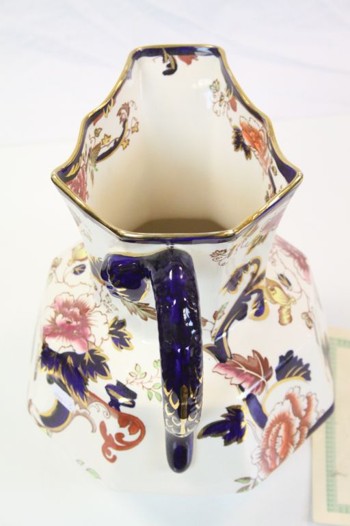 Limited Edition Mason's Ironstone large Hydra Jug, in "Mandalay" pattern celebrating 200 years and - Image 3 of 6