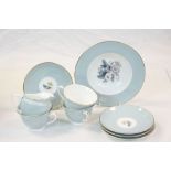 Small collection of Royal Worcester Dinnerware in "Woodland" pattern