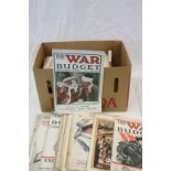 Large Quantity of ' The War Budget ' Illustrated Magazines dating 1916 onwards (approx. 130 plus)