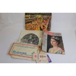 Royal memorabilia to include George VI Coronation cut out Panorama book 1937 and Pears 1937