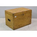 Victorian Waxed and Polished Pine Tack Box