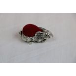 Silver Rabbit Shaped Pincushion