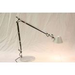 Italian M. De Lucchi and G. Fassina for Artemide ' Tolomeo 'Chrome Angle Poise Desk Lamp