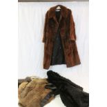 Group of vintage Fur Coats etc in various styles