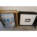 Fifteen Framed and Glazed Prints including Vanity Fair, Hunting Print, Robin Armstrong Limited