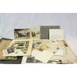 Large Folder containing Various Pages from Early 20th Books and Magazines including The Graphic