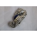 Silver Pincushion in the form of a Seahorse