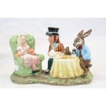 Boxed Beswick Limited Edition Model of ' The Mad Hatter's Tea Party ' LC1, no. 35/ 1998