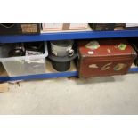 Mixed Lot to include Moet & Chandon Top Hat Ice Bucket, Metal Ice Bucket, Box of Mixed Metalware,