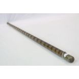 Military Snake Skin Walking Stick