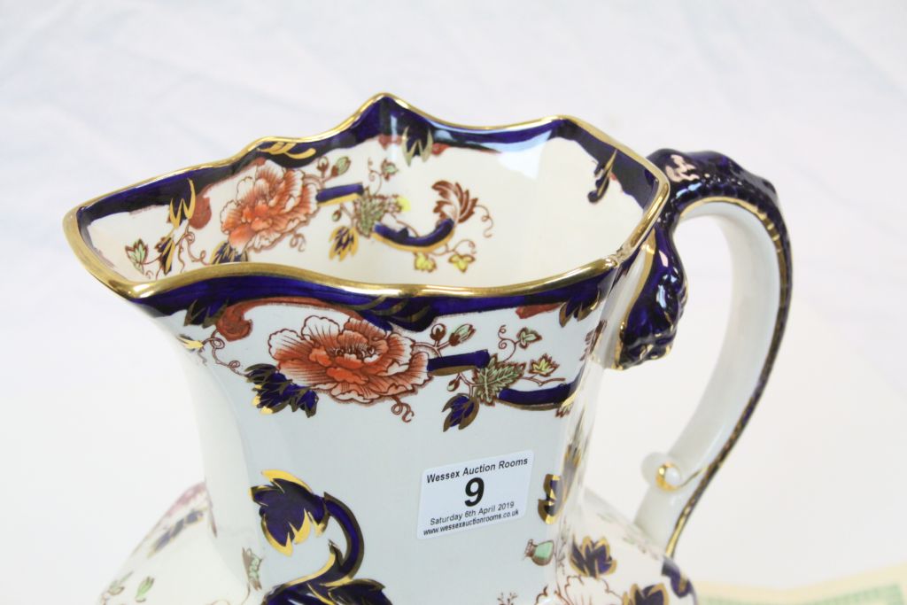 Limited Edition Mason's Ironstone large Hydra Jug, in "Mandalay" pattern celebrating 200 years and - Image 4 of 6