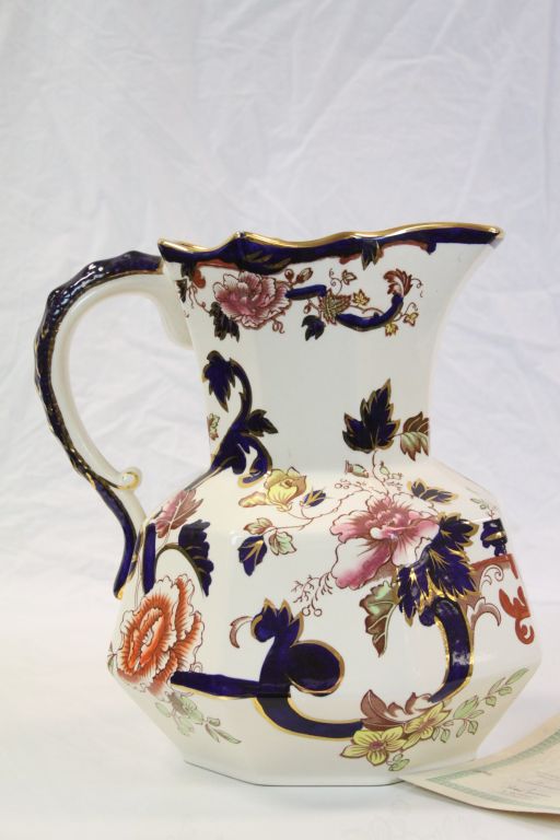 Limited Edition Mason's Ironstone large Hydra Jug, in "Mandalay" pattern celebrating 200 years and - Image 2 of 6