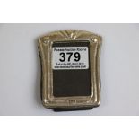 Silver Art Deco Style Easel Back Photograph Frame