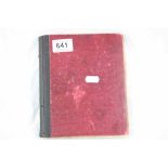 Football Autographs - Notebook containing a large number of autographs circa 1950s / 1960s featuring