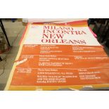 Music Memorabilia - Collection of Jazz posters with some relating to concerts, some damaged