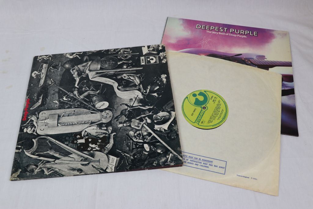 Vinyl - Two Deep Purple LPs to include self titled SHVL759 early copy with no EMI to label, - Image 3 of 4