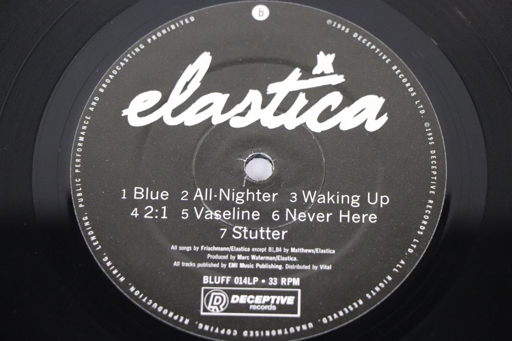 Vinyl - Elastica self titled ltd edn (no. 7718) LP flexi disc and booklet, vinyl excellent, sleeve - Image 8 of 9