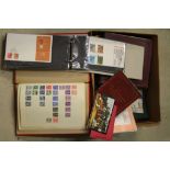 Collection of GB stamps/IOM Presentation Packs featuring Royal mail millennium album, box of mint