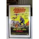 Film Poster - Framed & Glazed Sky Riders - Assault On The Forbidden Fortress movie poster