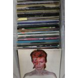 Vinyl - Rock & Pop - Collection of over 70 LP's to include David Bowie x 7 (Ziggy Stardust Aladdin