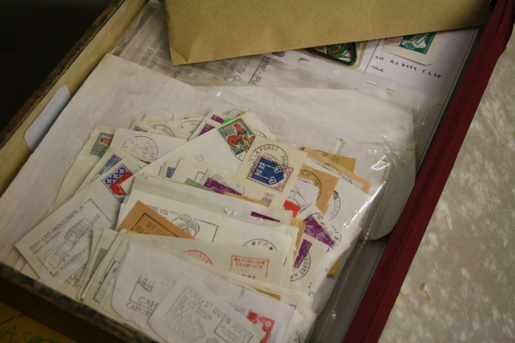 Quantity of German and French franked stamps and other post marks plus FDI Covers from Malta, - Image 2 of 2