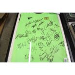 Football Autographs - Framed A1 Yeovil Town FC 2007/2008 football shirt signed by 24 players