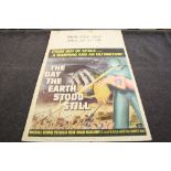 Film Poster - Original 20th Century Fox The Day The Earth Stood Still card poster 'Property of