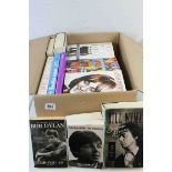 Music related books - a selection, mostly hardback, to include Beatles, Small Faces, Rolling