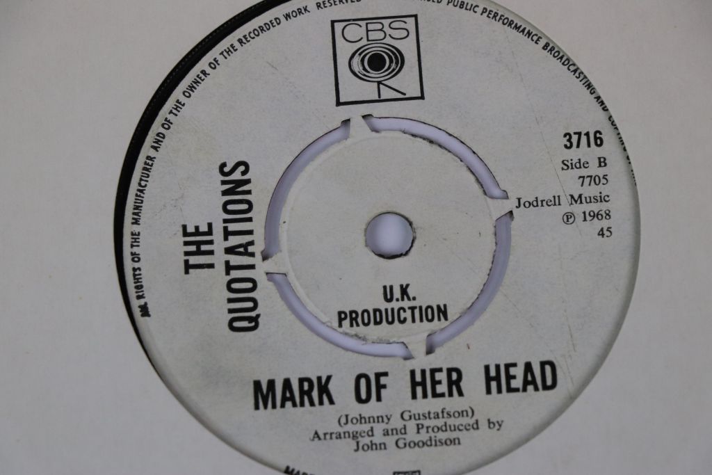 Vinyl - The Quotations - Cool It (CBS 3716) 1968 demo copy. Sleeve is white cardboard. Vinyl VG+ - Image 3 of 3