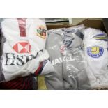 Football & Rugby shirts - 17 replica shirts to include Bristol City, England, Pogba T shirt, Brazil,