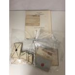 Ephemera & Stamps - A quantity of franked envelopes and letters along with a letter from Dr Valpy