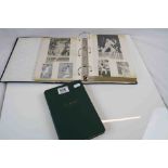 Cricket autographs - a binder containing approx 180 signed portrait and action photos, colour and