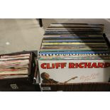Vinyl - Collection of LPs and 45s spanning genres and decades to include The Beatles, Santana, etc