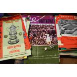 Football programmes - a collection of 200+ general league and cup , 1960s onwards, many different