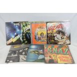 Vinyl - Eight Nazareth LPs to include Malice In Wonderland (signed to the front by five including