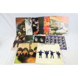 Vinyl - Collection of 12 LP's to include The Beatles x 8 (Abbey Road, Live At The BBC, With The