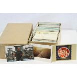 Box of over 500 vintage and modern Postcards to include; Topographical, Art, House of Questa Stamp