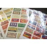 Matchbox Labels / Matchbooks - USA, a large selection of issues, generally 1940s onwards, mostly