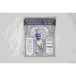 1938/39 Ipswich Town v Torquay (FAC), a football programme from Ipswich's first season as a Football