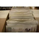 Collection of 1968 to 1991 FDC's in envelopes featuring regional & definitives including Feb 1977,