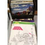 Vinyl - Collection of approximately 80 LPs and 12" singles to include Pink Floyd, Bob Marley, The