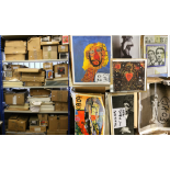 Very large quantity of ephemera originally from the National Portrait Gallery souvenir shop to