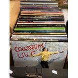 Vinyl - Collection of over 100 Rock & Pop LPs featuring Colosseum, Focus, ELP, The Doors etc