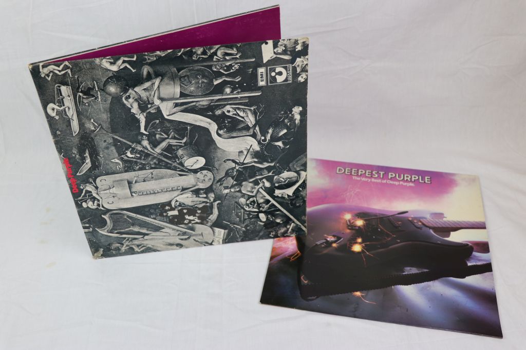 Vinyl - Two Deep Purple LPs to include self titled SHVL759 early copy with no EMI to label, - Image 2 of 4