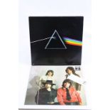 Vinyl - Pink Floyd - 2 LP's to include Dark Side Of The Moon (Harvest SHVL 804) both sides of the