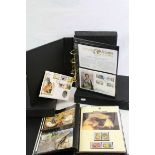 Collection of WWF Album stamp covers in slip cases