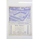 1938/39 Everton v Doncaster Rovers (FAC), a football programme from the game played on 21/01/39,