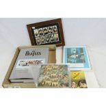 The Beatles - Collection of memorabilia to include Magical Mystery Tour EP MMT1 Mono, framed &