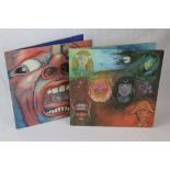 Vinyl - King Crimson - 2 LP's to include In The Court Of The Crimson King (ILPS 9111) pink rim